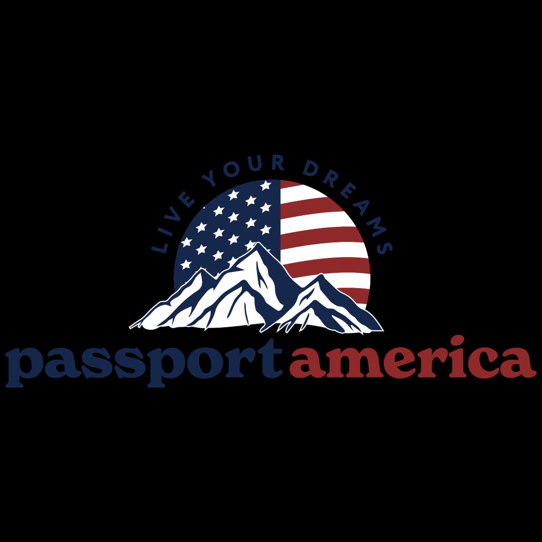 The Passport America Logo with the slogan "live your dreams"